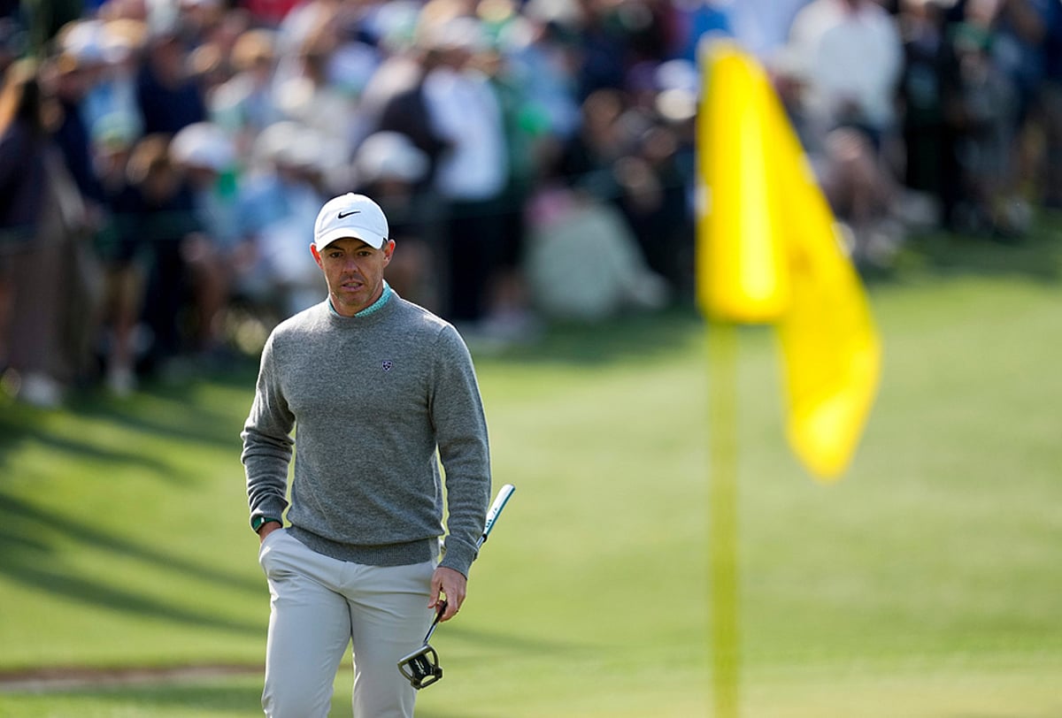 Masters golf tournament Practice round photos-Rory McIlroy