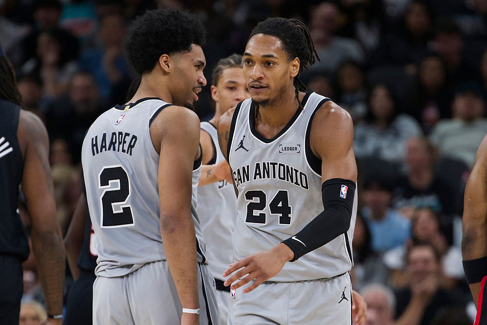 Basketball: Portland Trail Blazers vs San Antonio Spurs