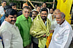  IMAGO / ANI : Puducherry Chief Minister N. Rangaswamy with Jose Charles Martin. 