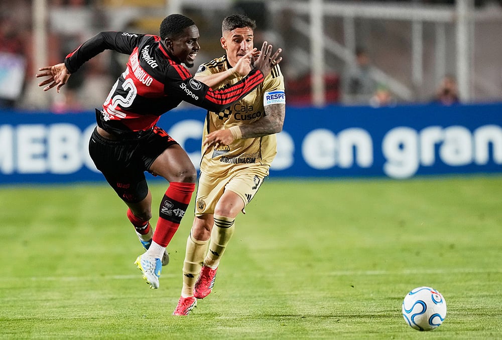 Peru Brazil Copa Libertadores Cusco FC vs Flamengo Soccer photos-Facundo Callejo