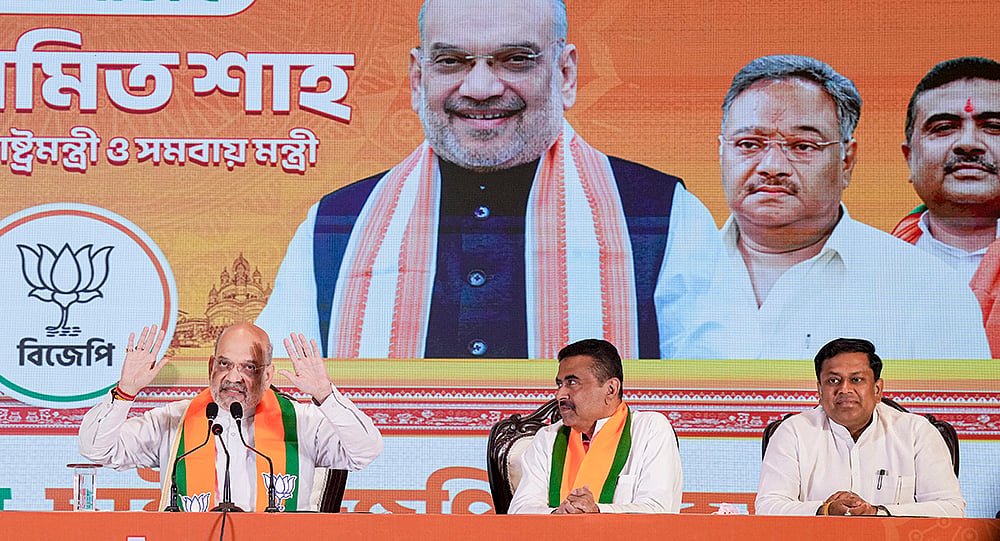WB polls: BJP releases manifesto in Kolkata, Amit Shah 