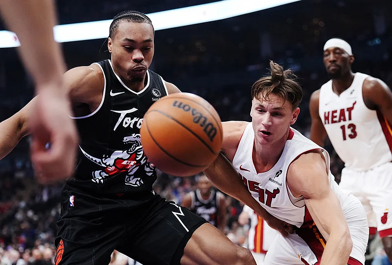 Toronto Raptors Vs Miami Heat nba game-Scottie Barnes