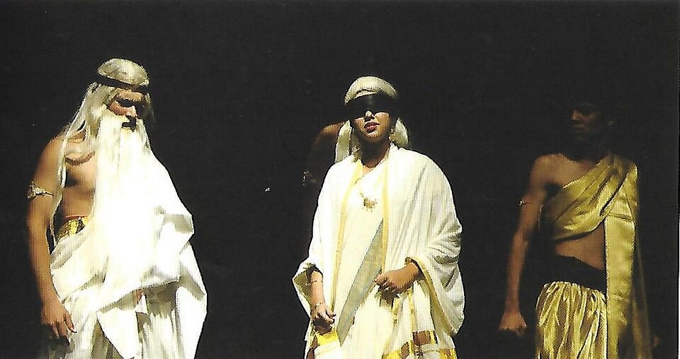 Internet Commons  : Representative Image of the iconic play - 'Andha Yug' by Dharamvir Bharati 