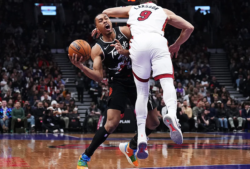 Toronto Raptors Vs Miami Heat nba game-Scottie Barnes