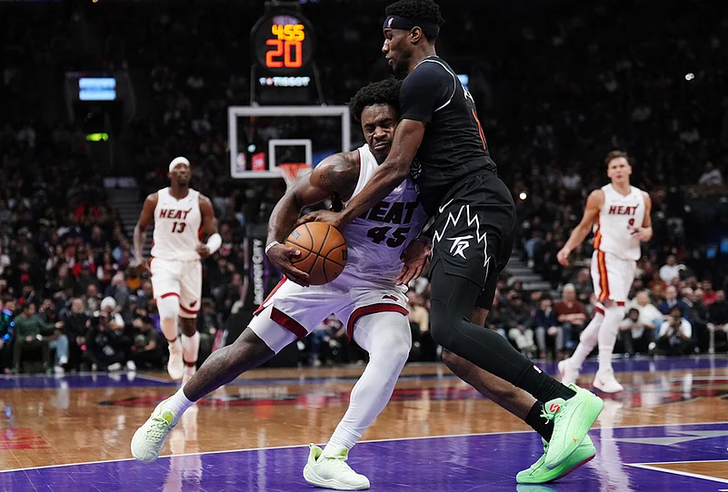 Toronto Raptors Vs Miami Heat nba game-Davion Mitchell