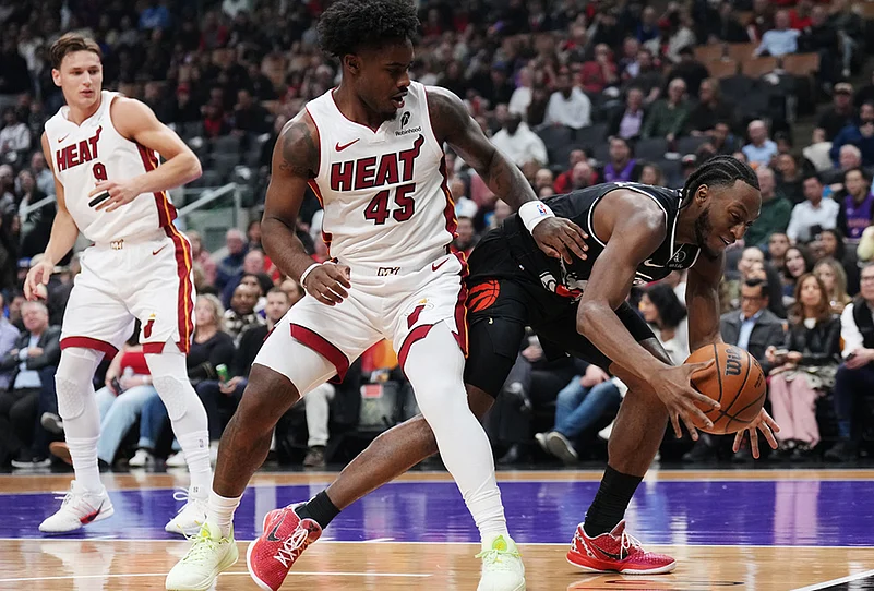 Toronto Raptors Vs Miami Heat nba game-Immanuel Quickley