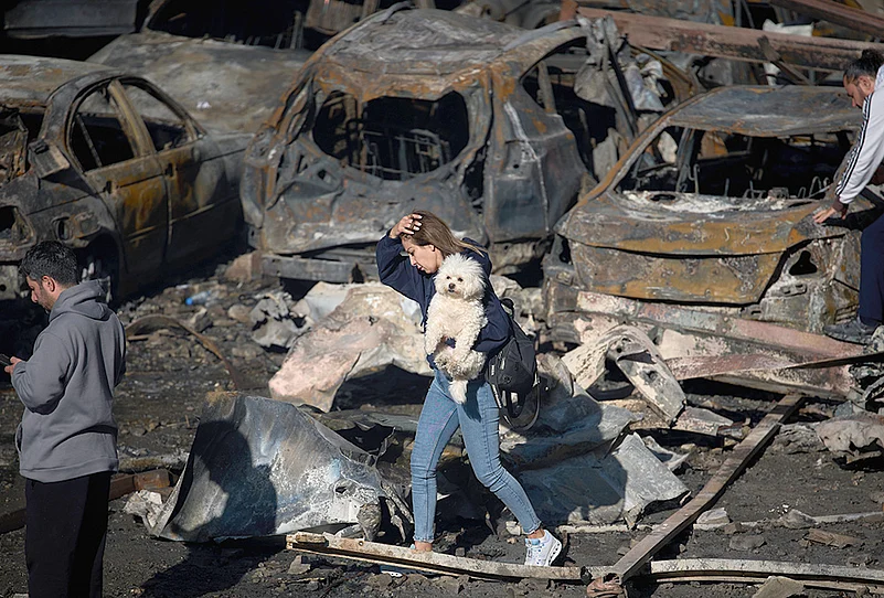 Israel Lebanon conflict images
