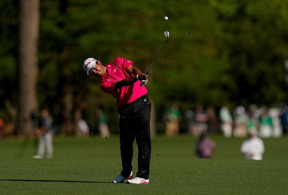 Masters golf tournament 2026 second round-Hideki Matsuyama