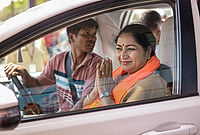 | Photo: @gupta_rekha/X via PTI : To further ease congestion and reduce fuel burn, the Delhi government will introduce staggered office timings for civic, Delhi, and central government offices. 
