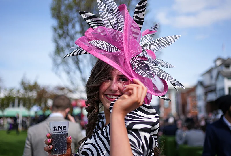 Grand National Festival 2026 Ladies Day At Horse-Racing Meet-racegoer