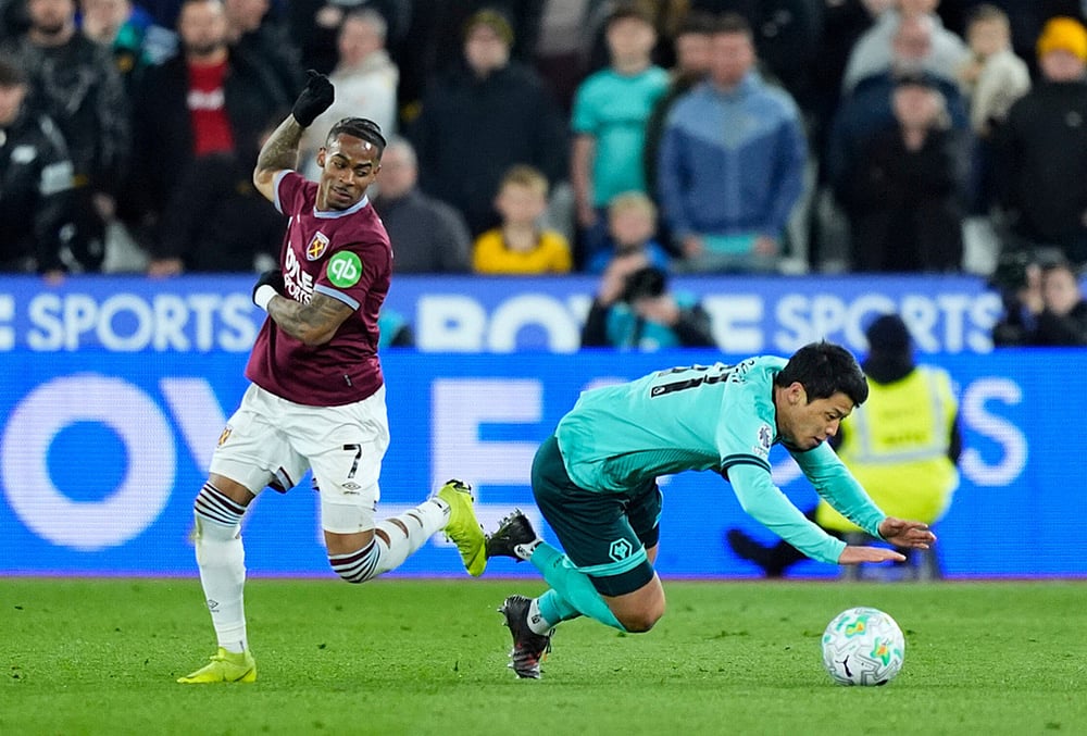 West Ham United vs Wolves premier league soccer-Crysencio Summerville