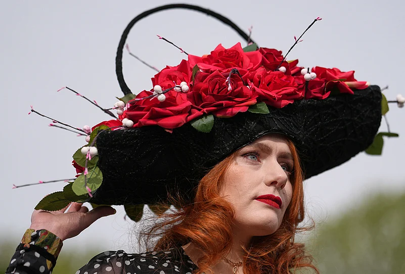 Grand National Festival 2026 Ladies Day At Horse-Racing Meet-Charlotte Hawes