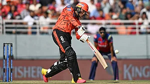 AP Photo : SRH takes on KKR in match 45 of IPL 2026 in Hyderabad.