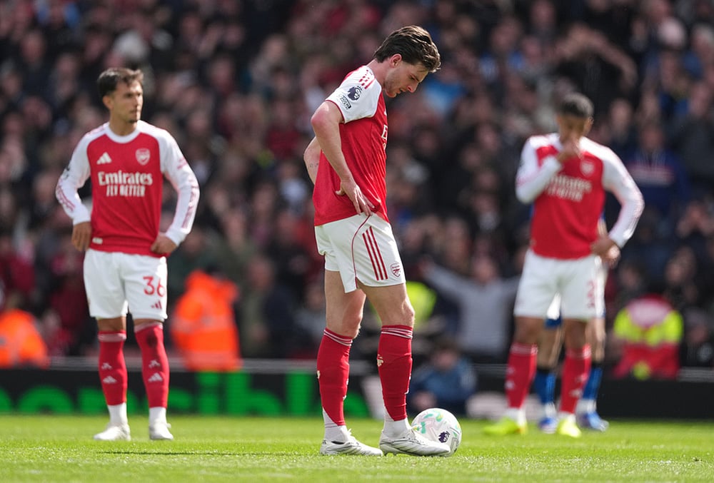 Arsenal vs Bournemouth Premier League soccer-Declan Rice