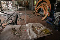 Iran Suspends U.S. Talks As Israeli Strikes On Lebanon Escalate Photo: AP/Francisco Seco : Debris lies scattered in a room damaged by, according to Iranian authorities, a nearby airstrike during U.S.-Israeli strikes in early March at the Golestan Palace, a UNESCO World Heritage site, in Tehran, Iran.