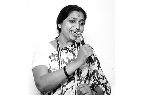 Indian bollywood singer, Asha Bhosle.