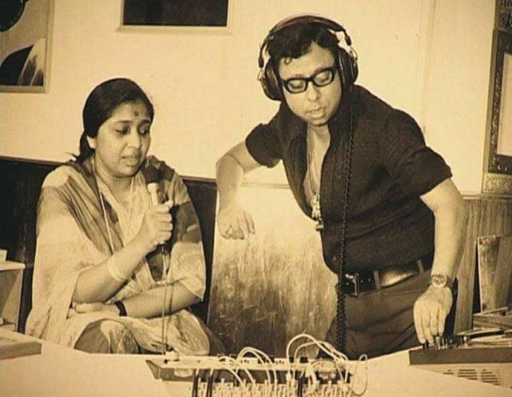 Asha Bhosle with R. D. Burman