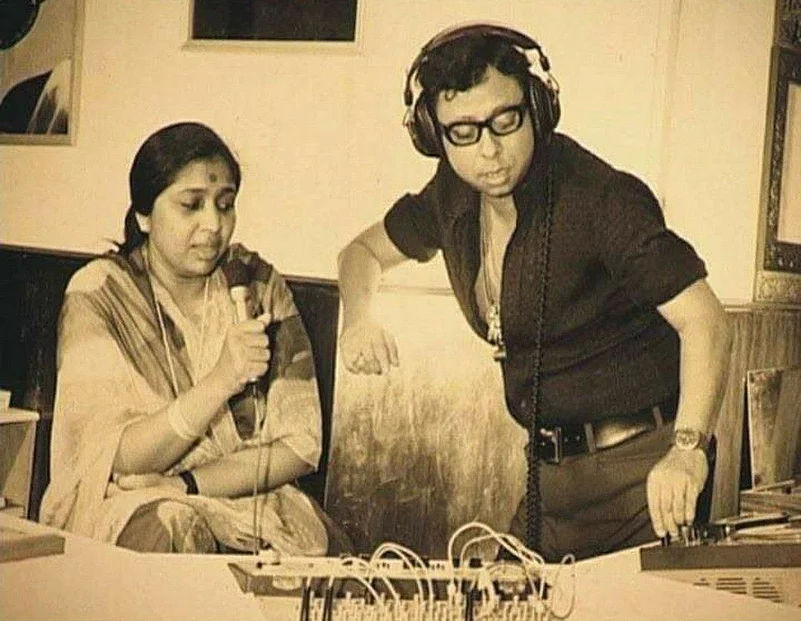Asha Bhosle with R. D. Burman