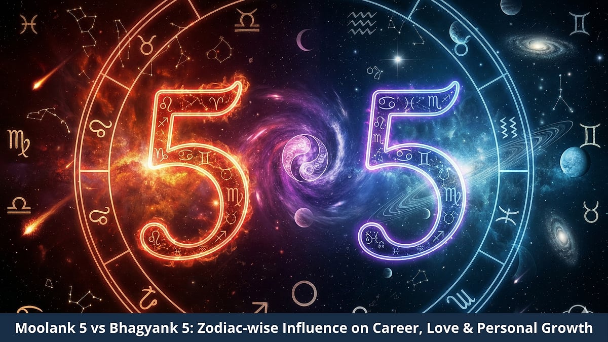 Moolank 5 Vs Bhagyank 5: Zodiac-wise Influence On Career, Love & Personal Growth