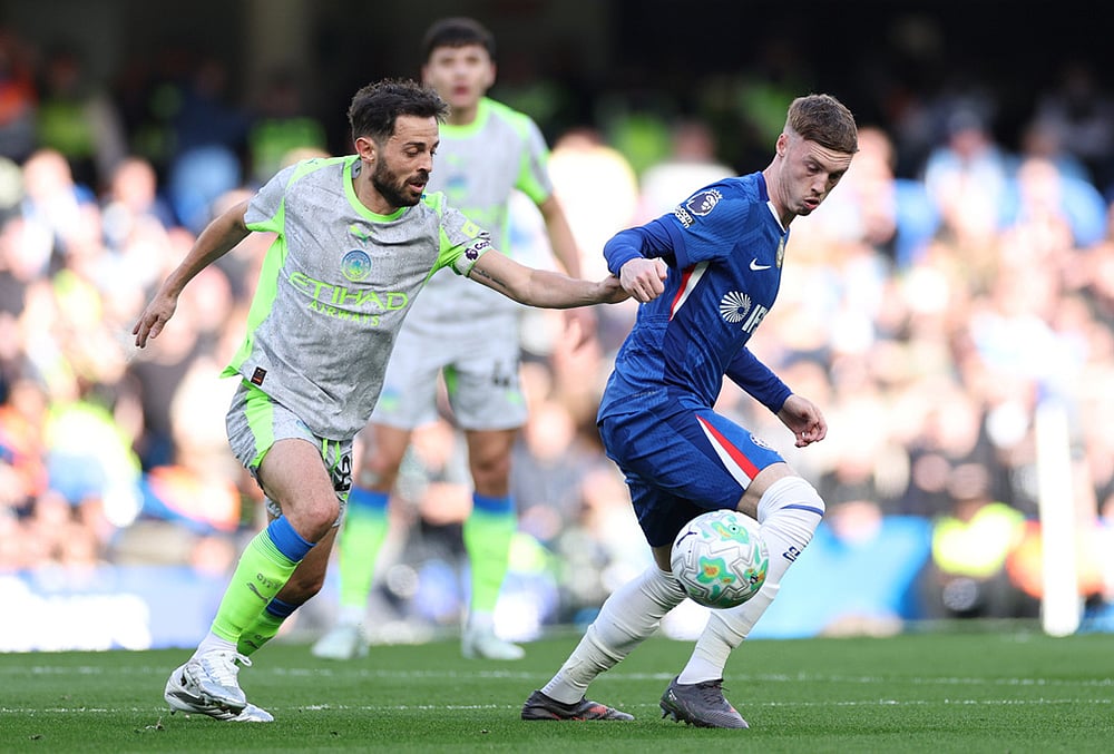 Chelsea vs Man City Premier League soccer-Bernardo Silva