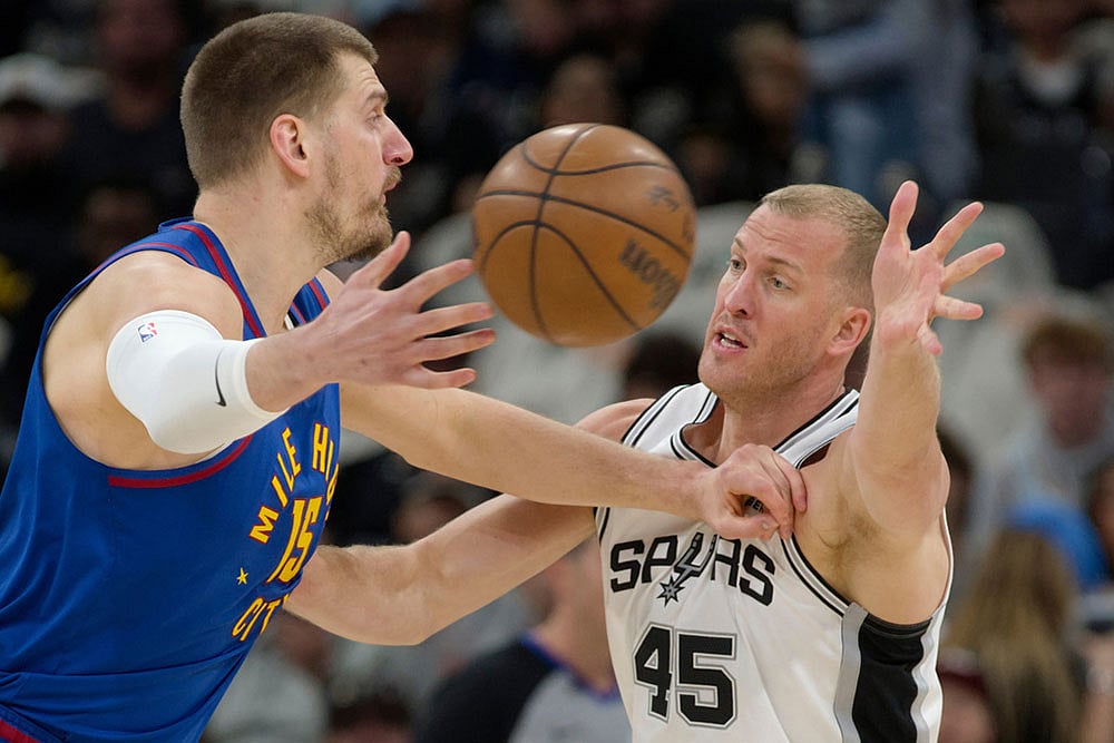NBA Basketball: Denver Nuggets vs San Antonio Spurs