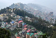 A view of the city skyline, in Gangtok, Sikkim. - | Photo: PTI