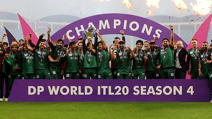 Desert Vipers won the fourth edition of ILT20. - X/International League T20