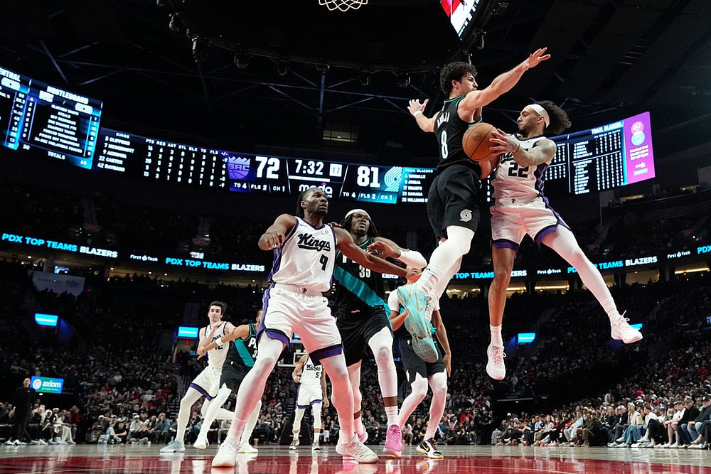NBA Basketball Game: Portland Trail Blazers vs Sacramento Kings