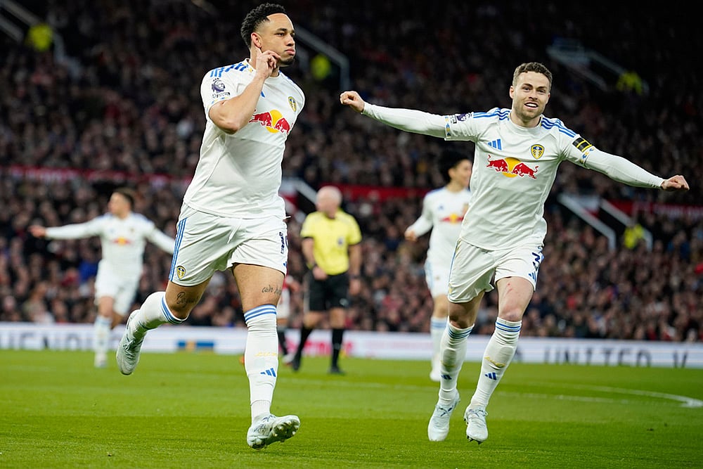 Britain Premier League Soccer: Manchester United Vs Leeds United