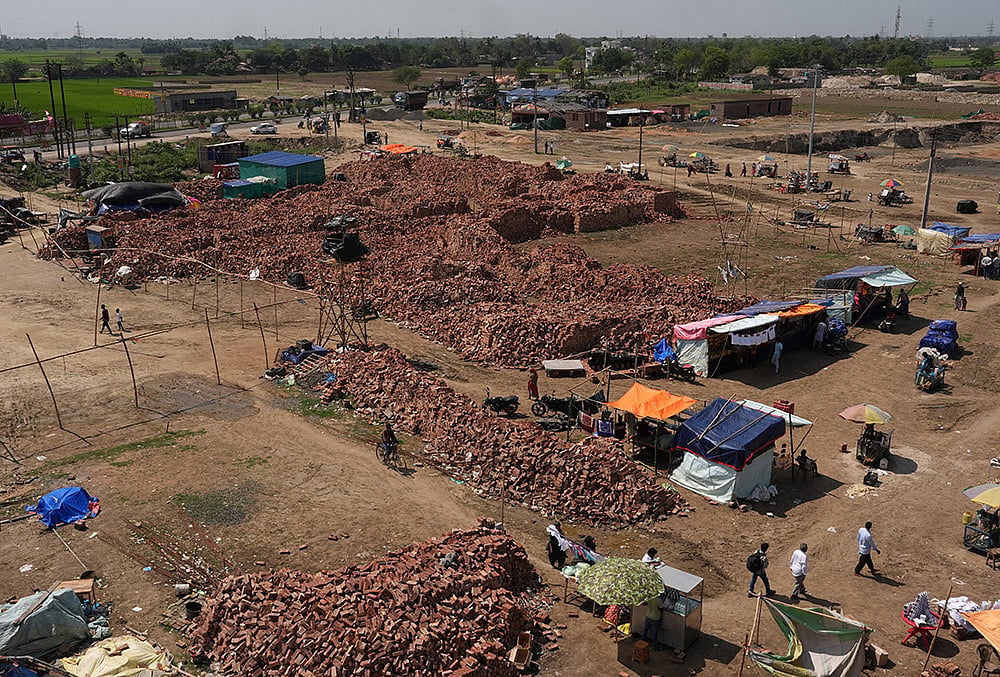 Murshidabad mosque construction