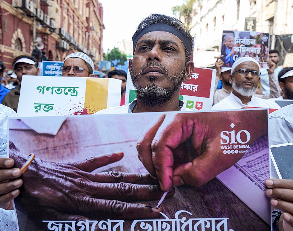 voter list revision protest