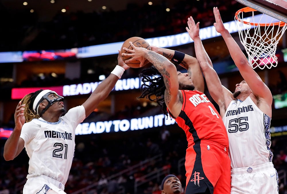Houston Rockets Vs Memphis Grizzlies NBA basketball-JD Davison