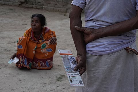 A deleted Matua voter at Karola, Thakurnagar.