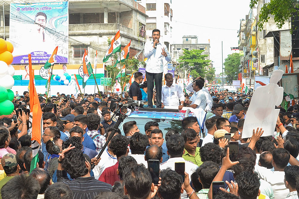 WB polls: Abhishek Banerjee  TMC roadshow