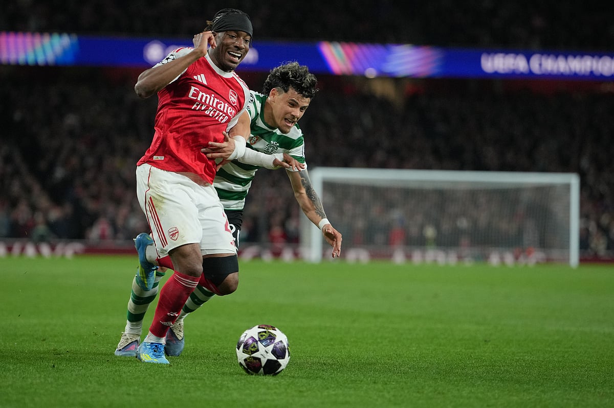 Arsenal host Sporting in the UEFA Champions League quarter-final - Kin Cheung/AP