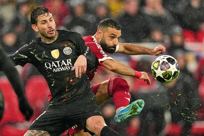 Champions League Soccer Match: Liverpool vs Paris Saint-Germain
