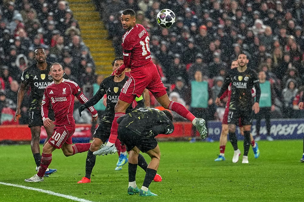 UEFA Champions League Soccer Match: Paris Saint-Germain vs Liverpool