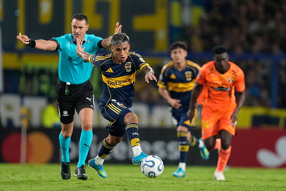 Copa Libertadores Soccer Match: Boca Juniors vs Barcelona