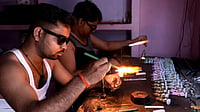 Firozabad Ground Report | West Asia War Hits India’s Glass City, Craftsmen, Industry Feel The Pain Tribhuvan Tiwari : The flame workers of Firozabad