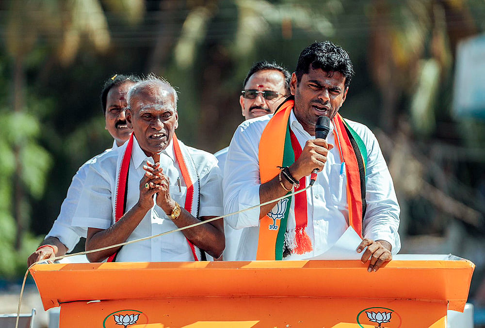 TN polls: K Annamalai campaigns