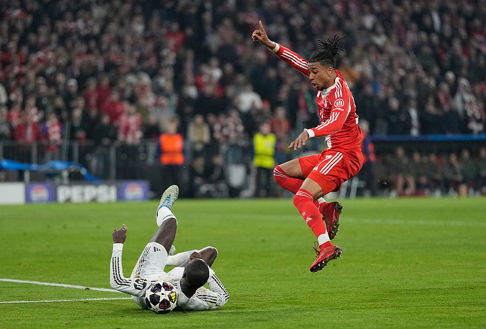 Bayern Munich Vs Real Madrid Champions League 2025-26 Quarter-Final-Ferland Mendy