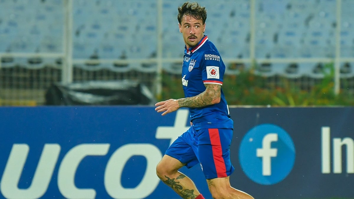 | Photo: Instagram/bengalurufc : Bengaluru FC's Ryan Williams in action during the Indian Super League match against East Bengal on April 16, 2026.