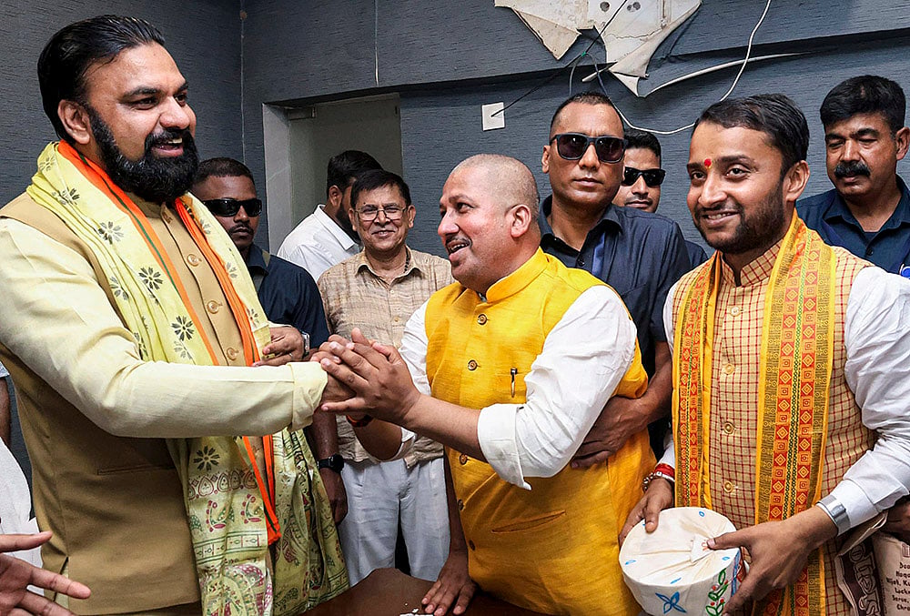 Bihar CM Choudhary meets supporters
