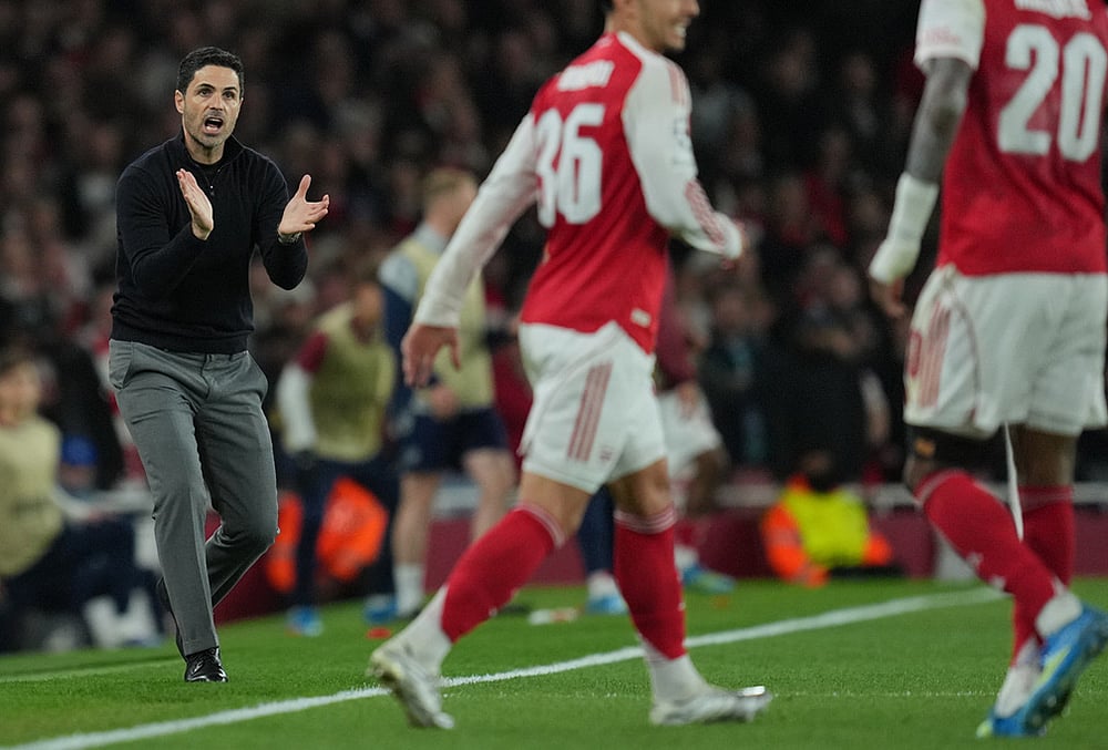 Arsenal Vs Sporting CP Champions League 2025-26 Quarter-Final-Mikel Arteta
