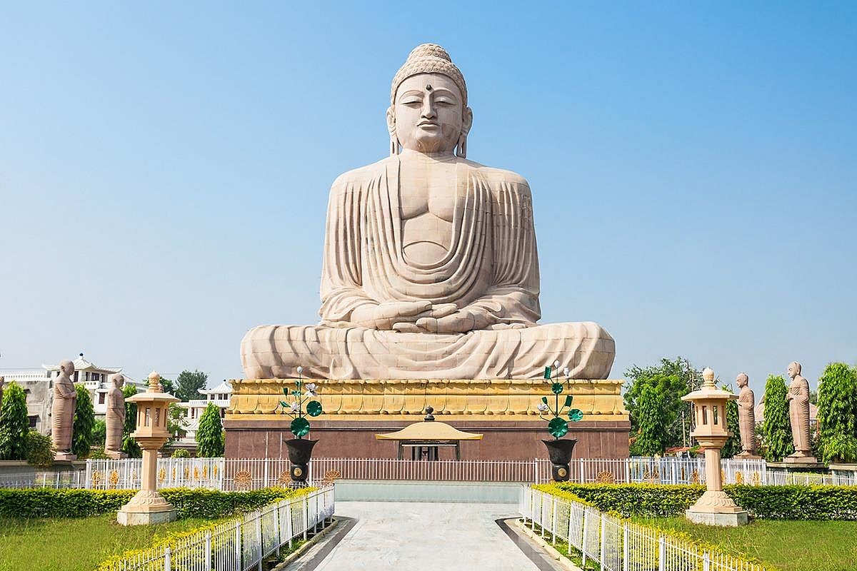 Great Buddha Statue in Bodh Gaya, Bihar - null