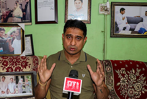 Indian Youth Congress (IYC) National President Uday Bhanu Chib during an interview with PTI, at his residence, in Jammu.