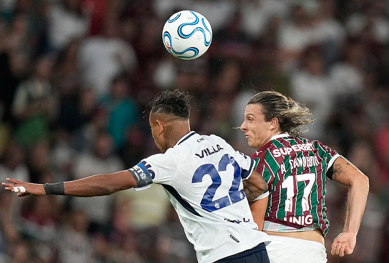 Fluminense Vs Independiente Rivadavia Copa Libertadores match-Agustin Canobbio