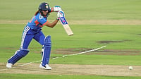 India Women Vs South Africa Women Highlights, 1st T20I: Wolvaardt, Dercksen Drive SA-W To Six-Wicket Win Over IND-W BCCI : Captain Harmanpreet Kaur in action against South Africa women in Durban