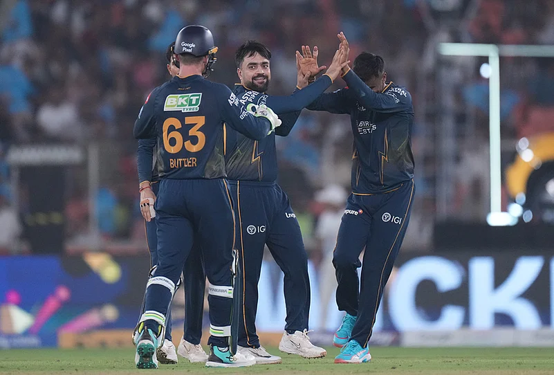 GT vs KKR IPL 2026 Match 25 T20 cricket match-Rashid Khan