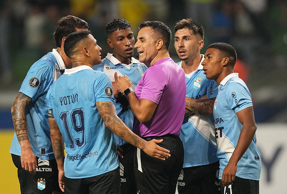 Palmeiras vs Sporting Cristal conmebol copa libertadores soccer-